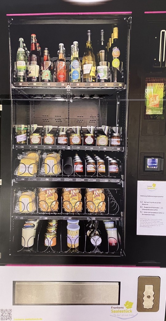 Pressemitteilung Eröffnung Selbstversorgerautomat Frankens Saalestück in Aura